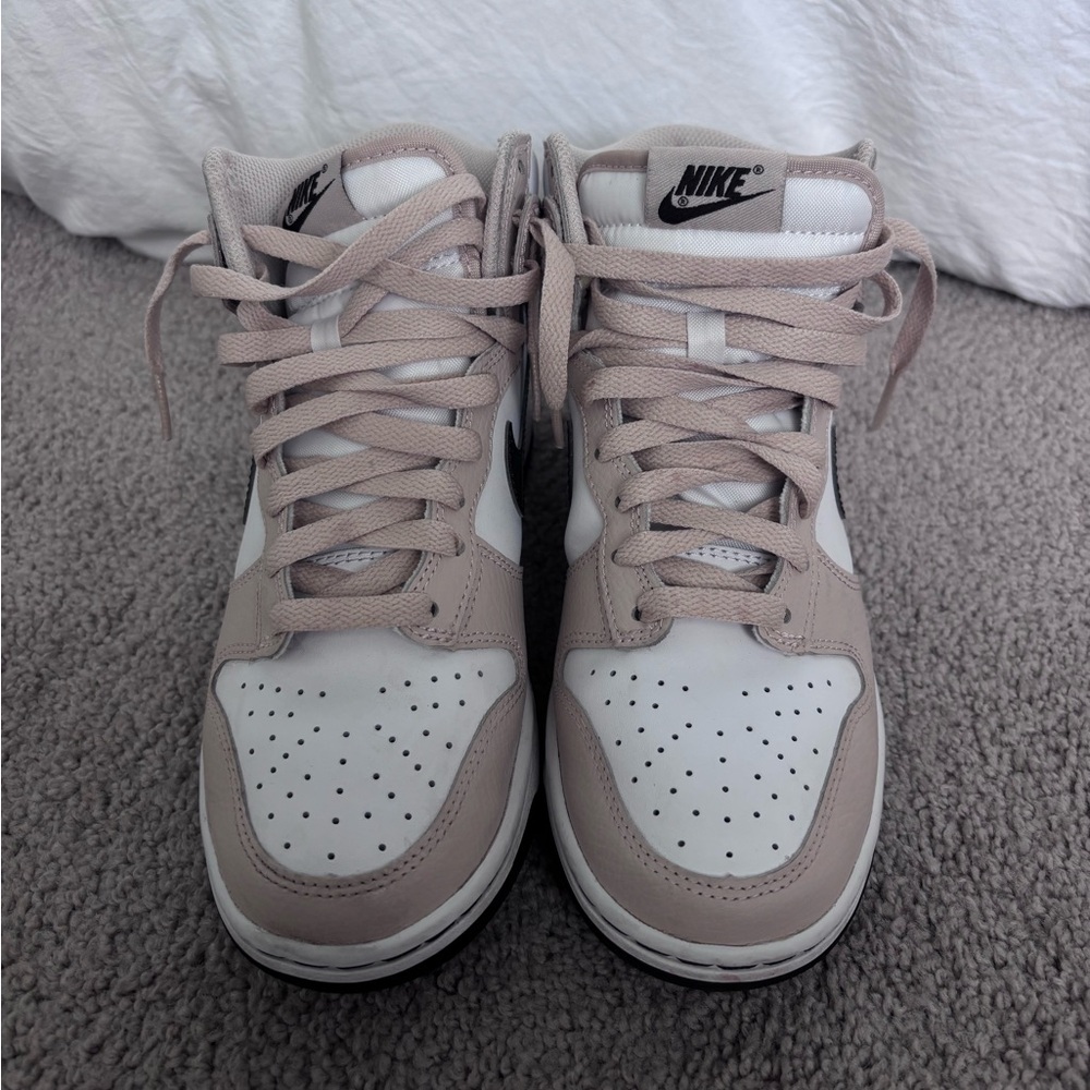 Nike Women’s High-Top Sneakers in White/Velvet Brown-Sanddrift - Picture 1 of 6